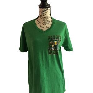Motorcycle Rally Men's Medium Biker T-shirt St Patrick's Day 2019 Daytona Beach